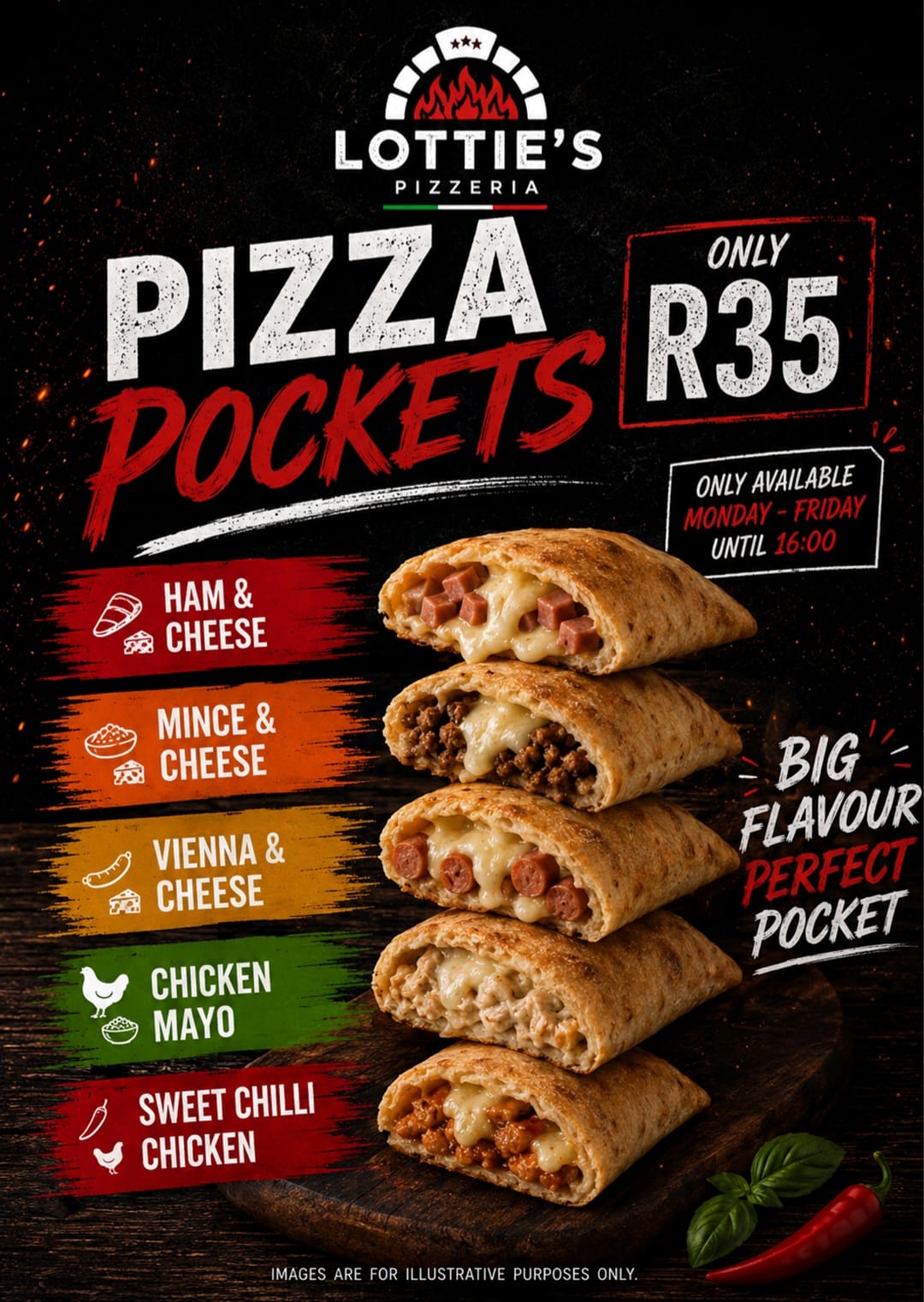 Lottie's Pizza Pockets promotion